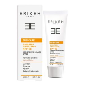 ضدآفتاب پوست خشک و نرمال بژ طبیعی اریکه حجم 50میل